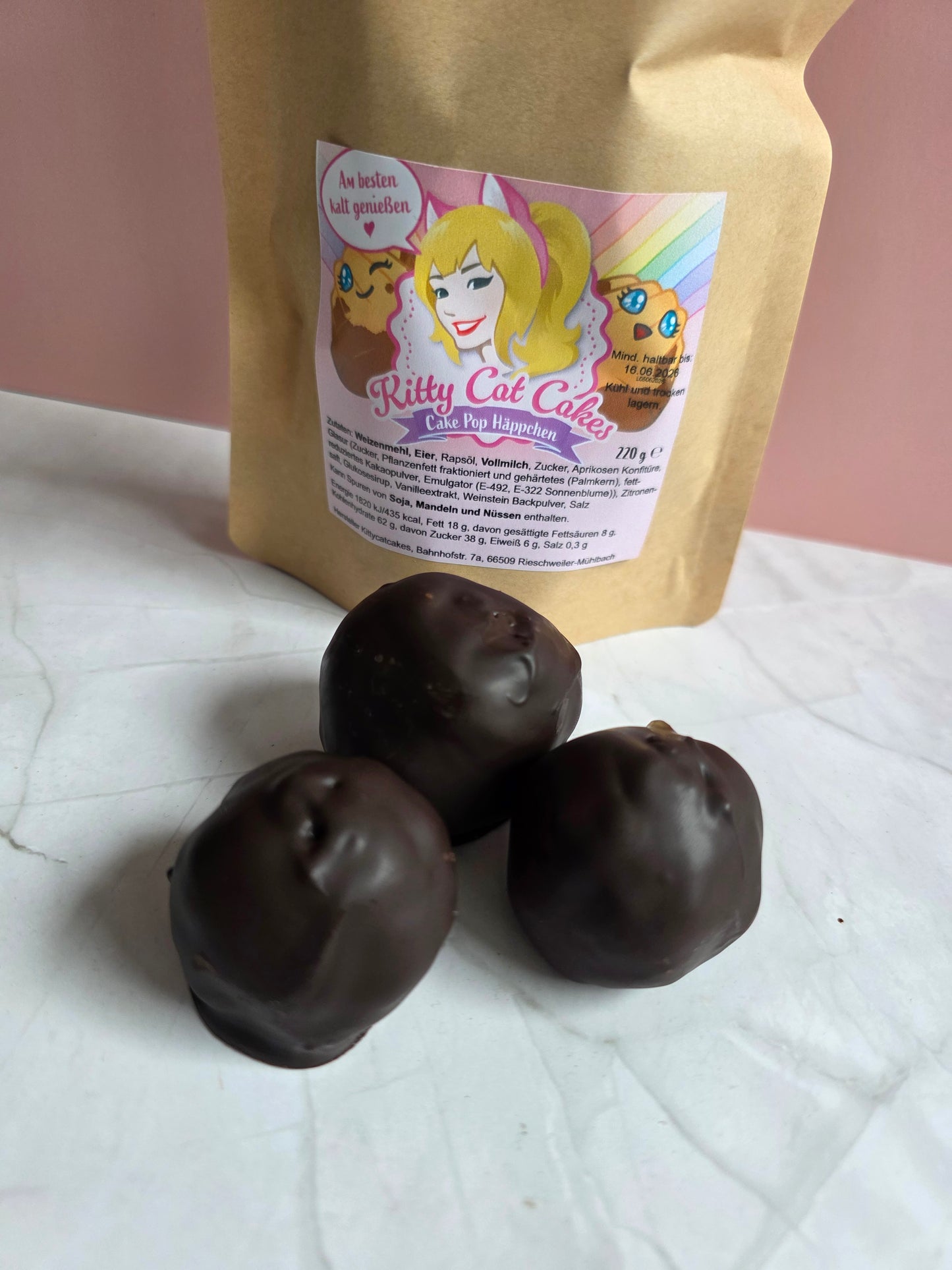 Cake Pop Häppchen (auch in vegan)