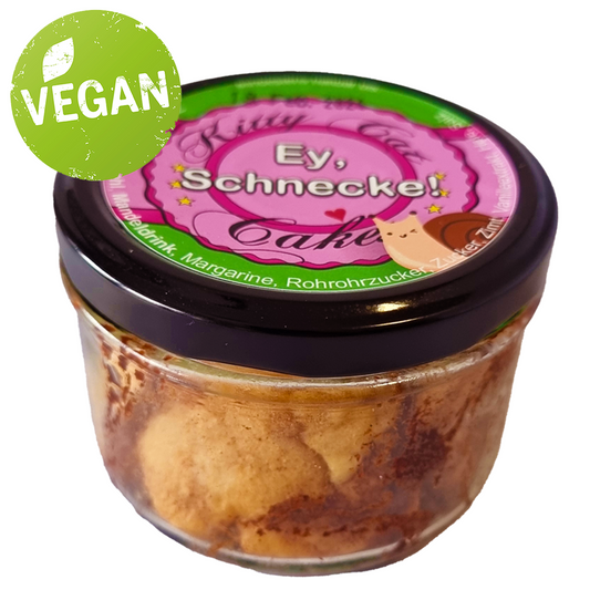 Zimtschnecke im Glas