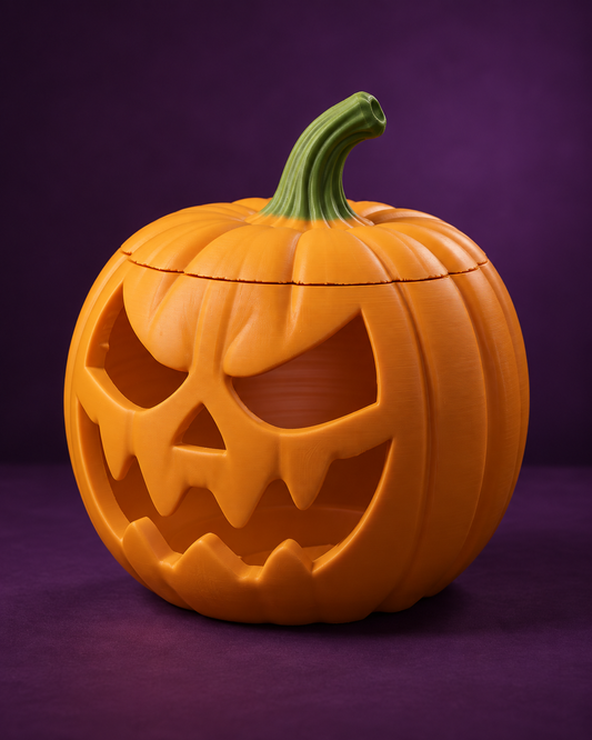 Halloween Kürbis Container (ohne Cookies)