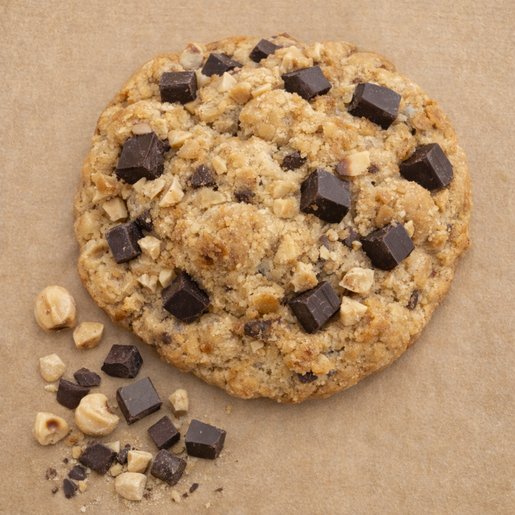 Haselnuss Nutella Cookie - vegan - gefüllt