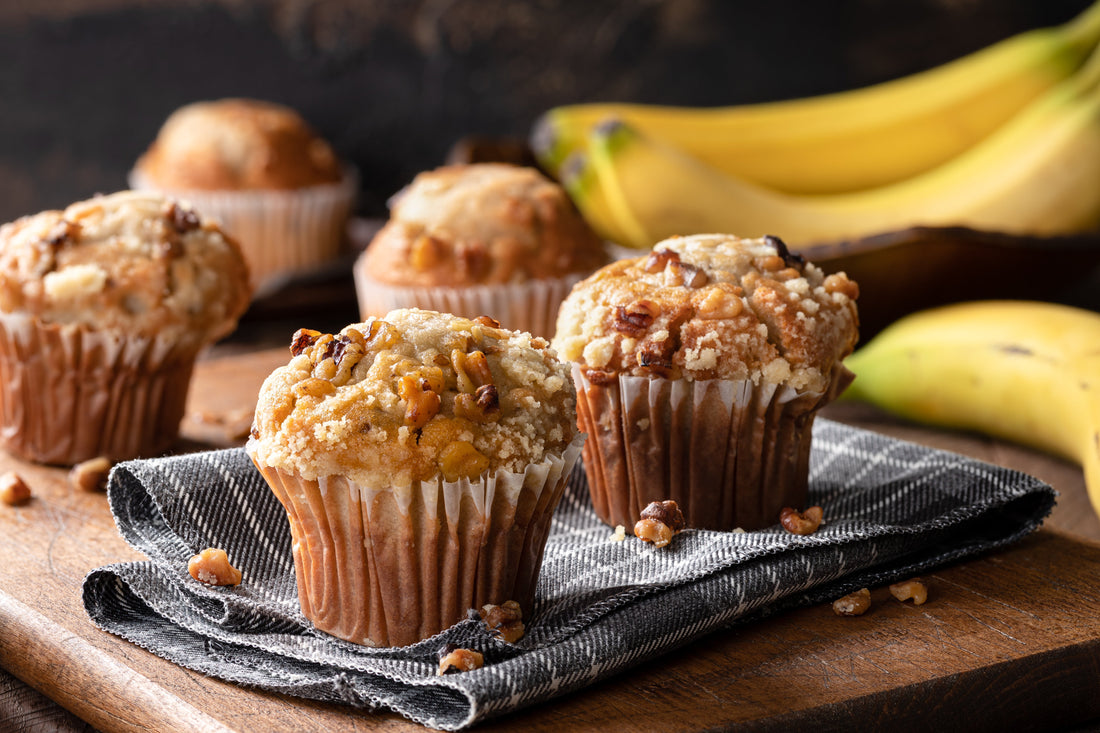 Nutella-Bananen Muffins