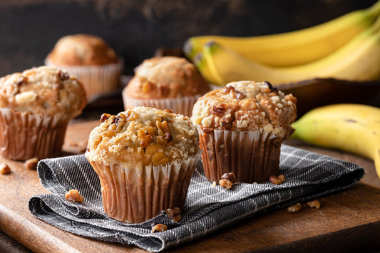 Nutella-Bananen Muffins