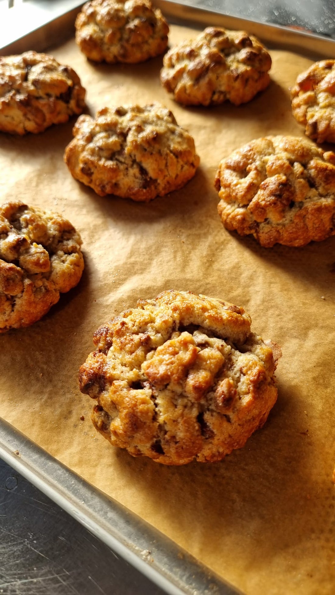 New York Cookies mit Walnüssen