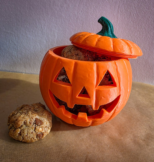 Halloween Kürbis Cookie Box - mit 7 Mini Cookies