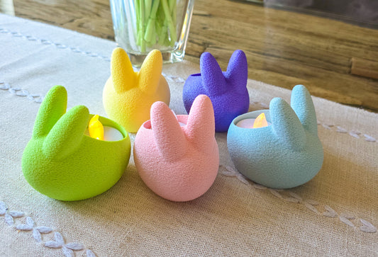 Hase Teelicht-Halter inkl. LED Teelicht