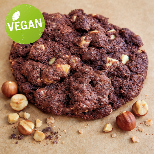 Haselnuss Nutella Cookie - vegan - gefüllt