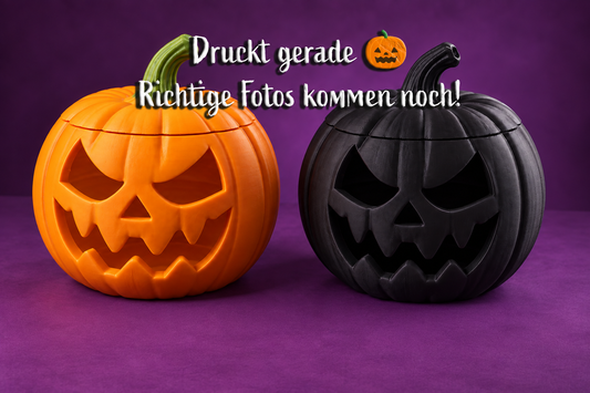 Halloween Kürbis Container (ohne Cookies)