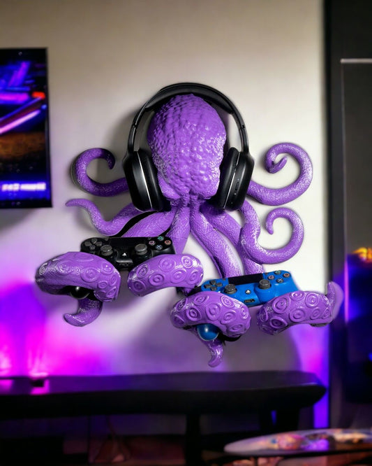 Mighty Kraken Headset & Controller Wandhalter