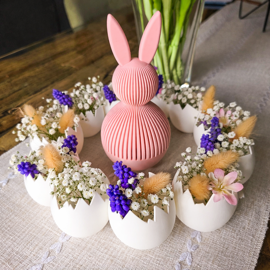 Osterkranz mit Eierschalen (3D gedruckt)