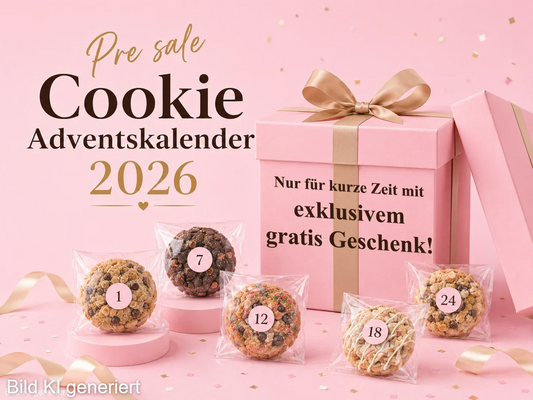 Pre-Sale: Cookie Adventskalender 2026 - 24 kleine Cookie-Überraschungen