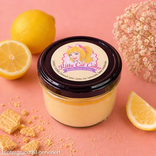 Käsekuchen im Glas