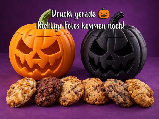 Halloween Kürbis inklusive Cookies