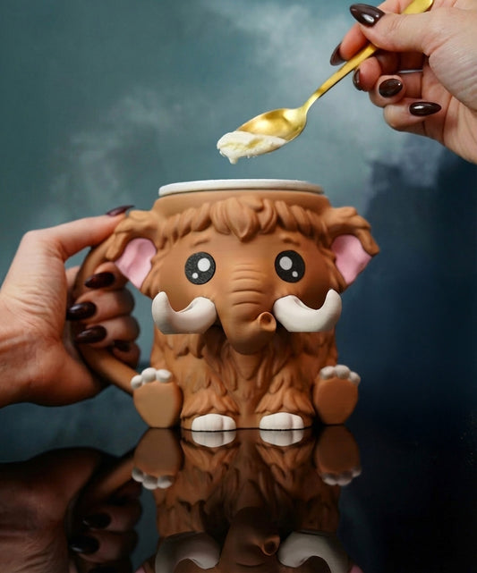 Mampfred der Eisbecher-Halter