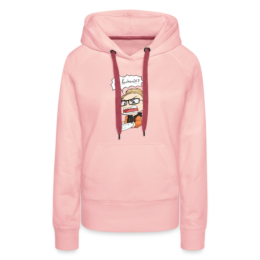 Wo Kuchen!? - Damen Hoodie - Kristallrosa
