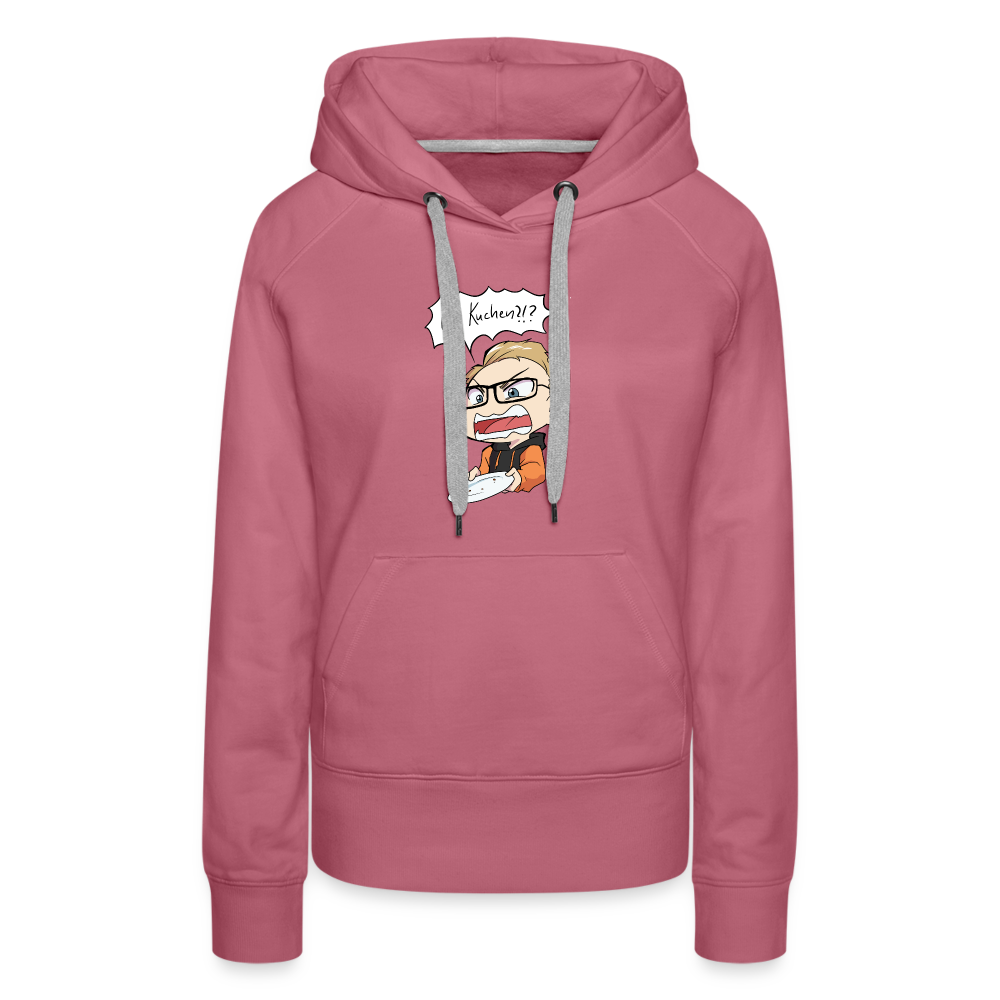 Wo Kuchen!? - Damen Hoodie - Malve