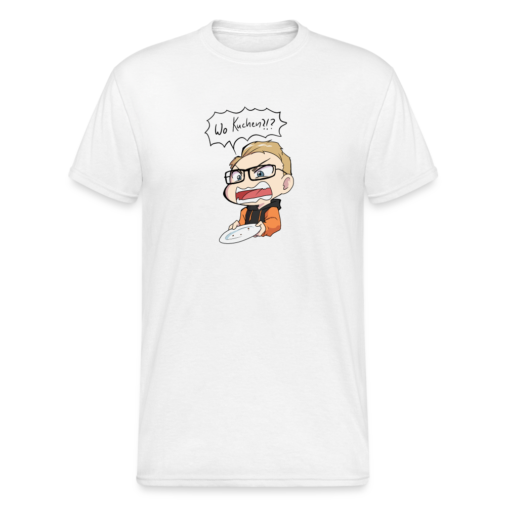 Wo Kuchen!? -T-Shirt - weiß