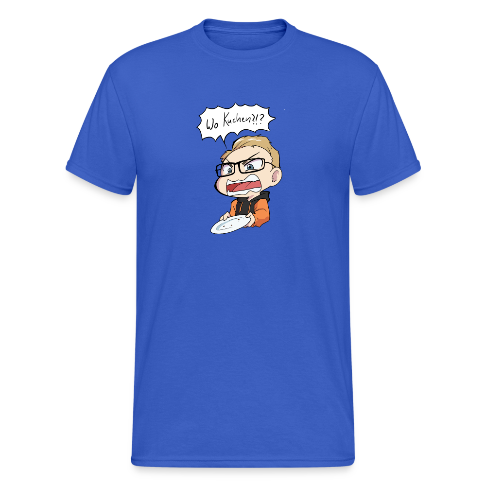 Wo Kuchen!? -T-Shirt - Königsblau
