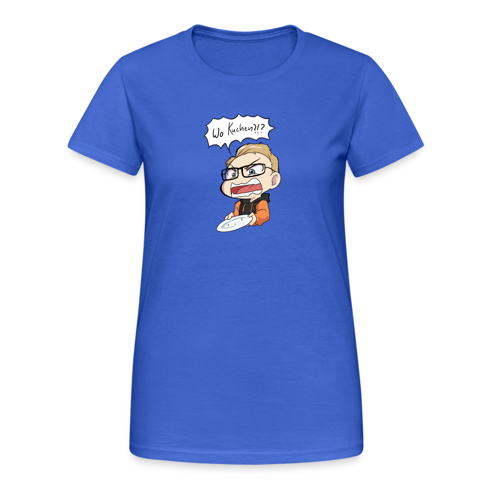 Wo Kuchen!? - Damen T-Shirt - Königsblau