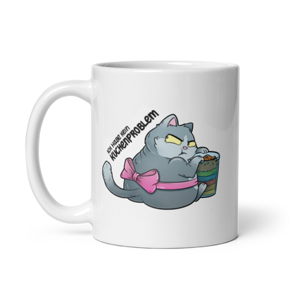 Ich habe kein Kuchenproblem Tasse