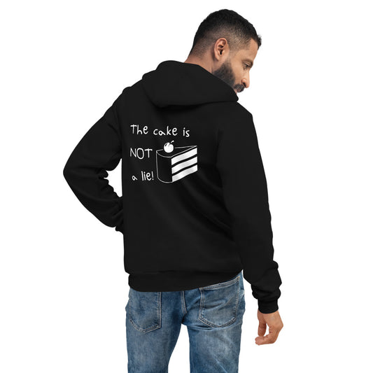 The cake is NOT a lie! Unisex-Kapuzenpullover